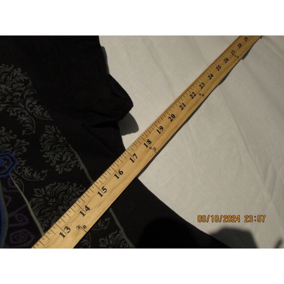 WOMEN'S SIZE S/M VAMPIRE T-SHIRT BANDANA WITH VAMPIRE TEETH HALLOWEEN COSTUME - Picture 7 of 7